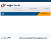 Tablet Screenshot of kanaltemizleme.org